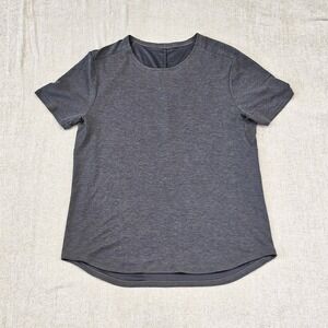 Lululemon Metal Tech Short Sleeve Shirt Heather Gray Heather Men's M